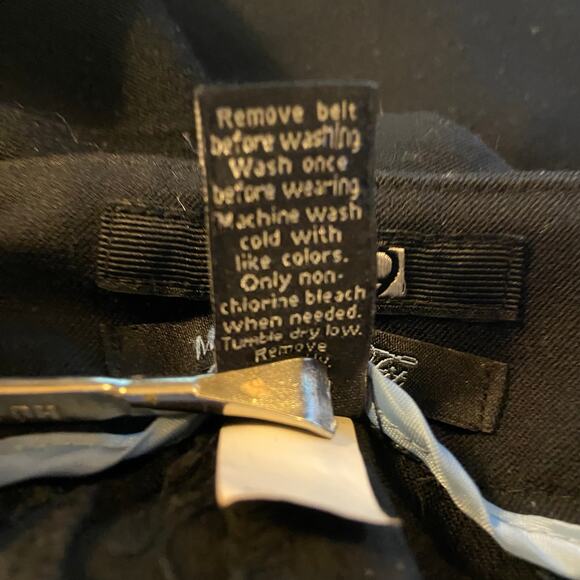 Apt 9 Slacks Black Modern Fit Size 6 Vintage Preppy Dressy Work - Picture 9 of 10